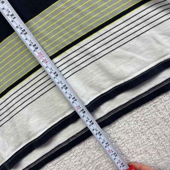 Oakley Y2K Men's Polo Shirt Green / White Striped Short Sleeve Size XL Golf - Picture 9 of 16